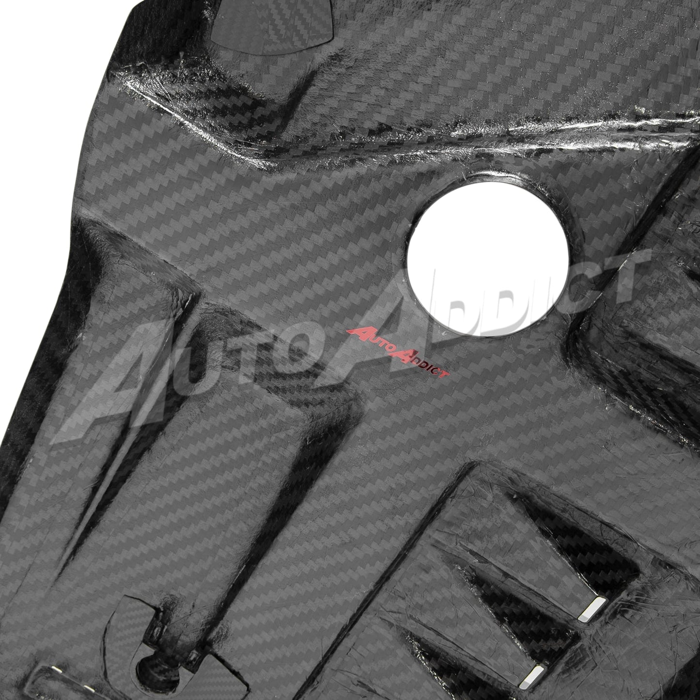 2021-2026 BMW G80 M3 G82 G83 Dry Gloss Double Sided Carbon Fiber Engine Cover Replacement
