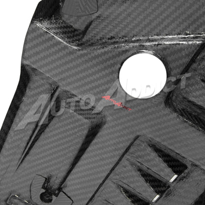 2021-2026 BMW G80 M3 G82 G83 Dry Gloss Double Sided Carbon Fiber Engine Cover Replacement
