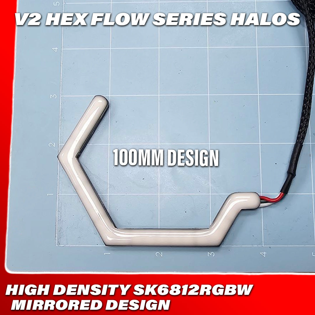 V2 Flow Series Hex Halos Rgbw