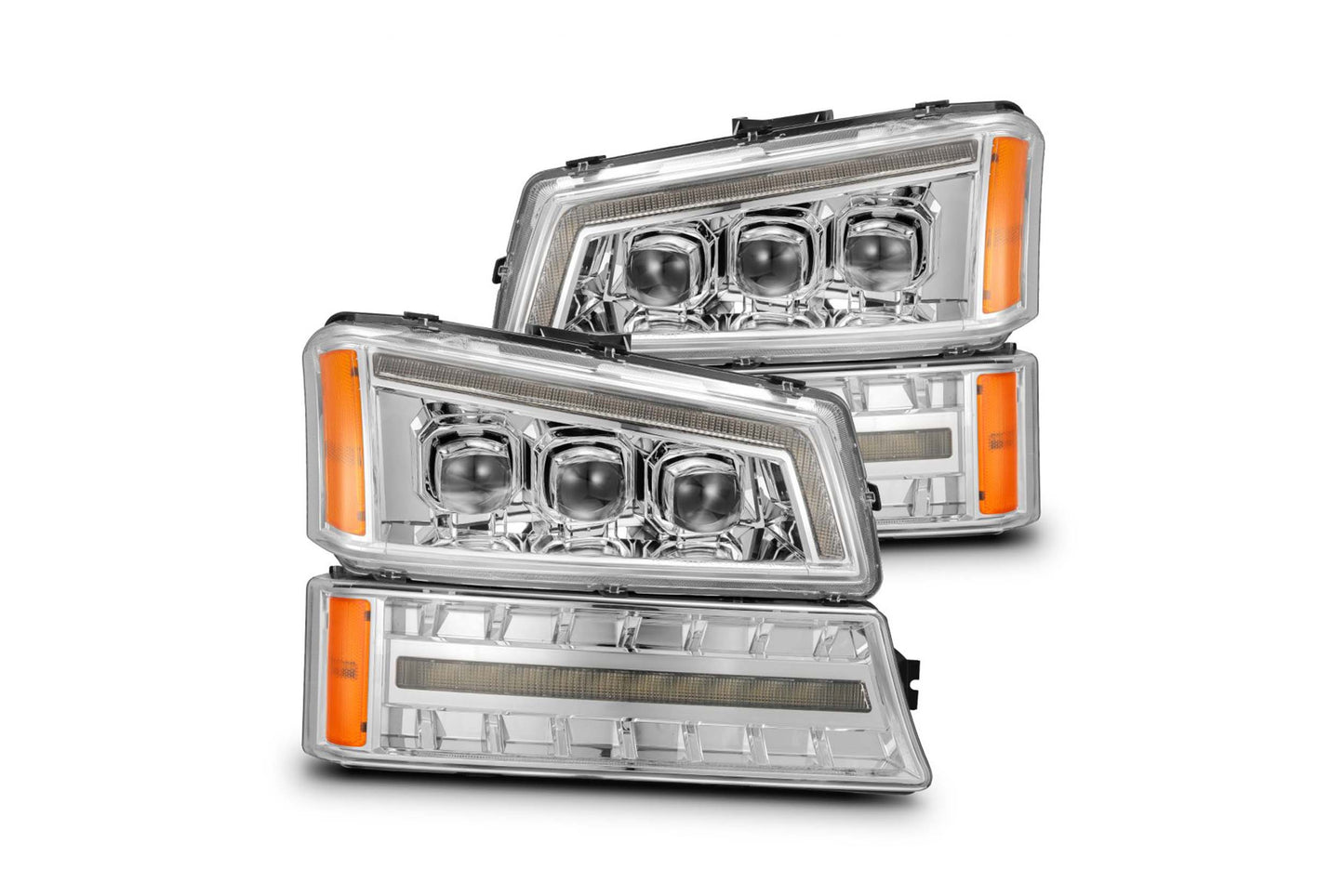 2003-2006 Chevrolet Silverado AlphaRex NOVA-Series LED Headlights