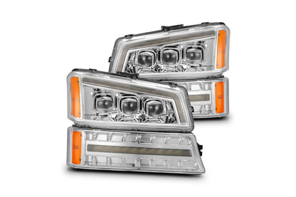 2003-2006 Chevrolet Silverado AlphaRex NOVA-Series LED Headlights