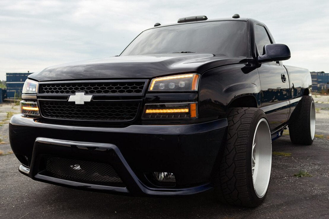 2003-2006 Chevrolet Silverado AlphaRex NOVA-Series LED Headlights