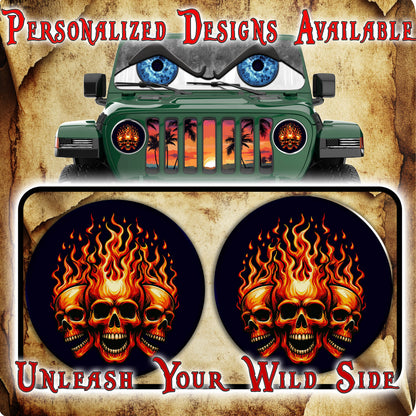 3 Flaming skulls 107