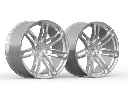 Set of Forged Audi "RS Twin-Spoke" Style Wheels