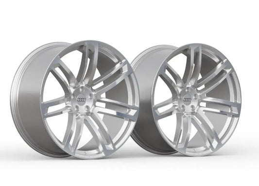 Set of Forged Audi "RS Twin-Spoke" Style Wheels