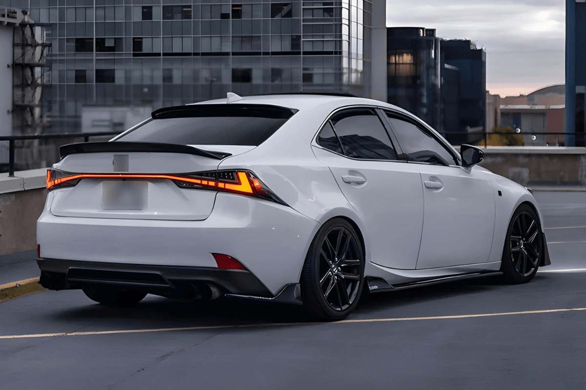 Lexus IS 300h Modern Tail Light Upgrade (RGB Color Changing) LED Tail Lights (2014-2020)