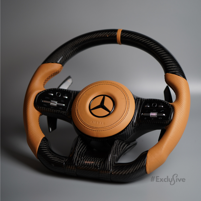 Mercedes Benz 2018+ AMG Model Custom Steering Wheel by Exclusive Steering