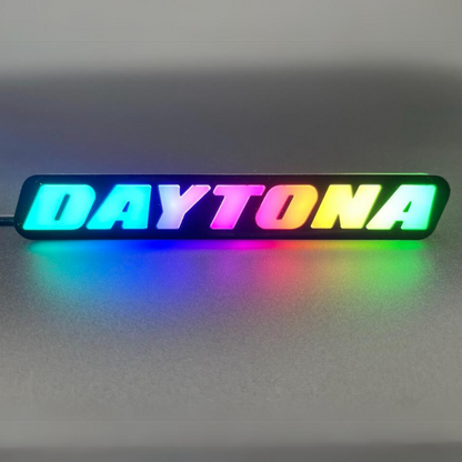 Daytona LED Badge: (Multicolor Flow)