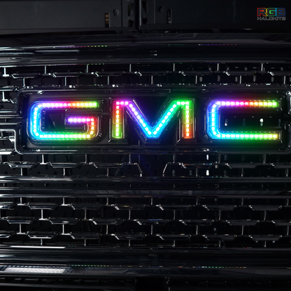 GMC LED Emblem: Multicolor (1999-2026)
