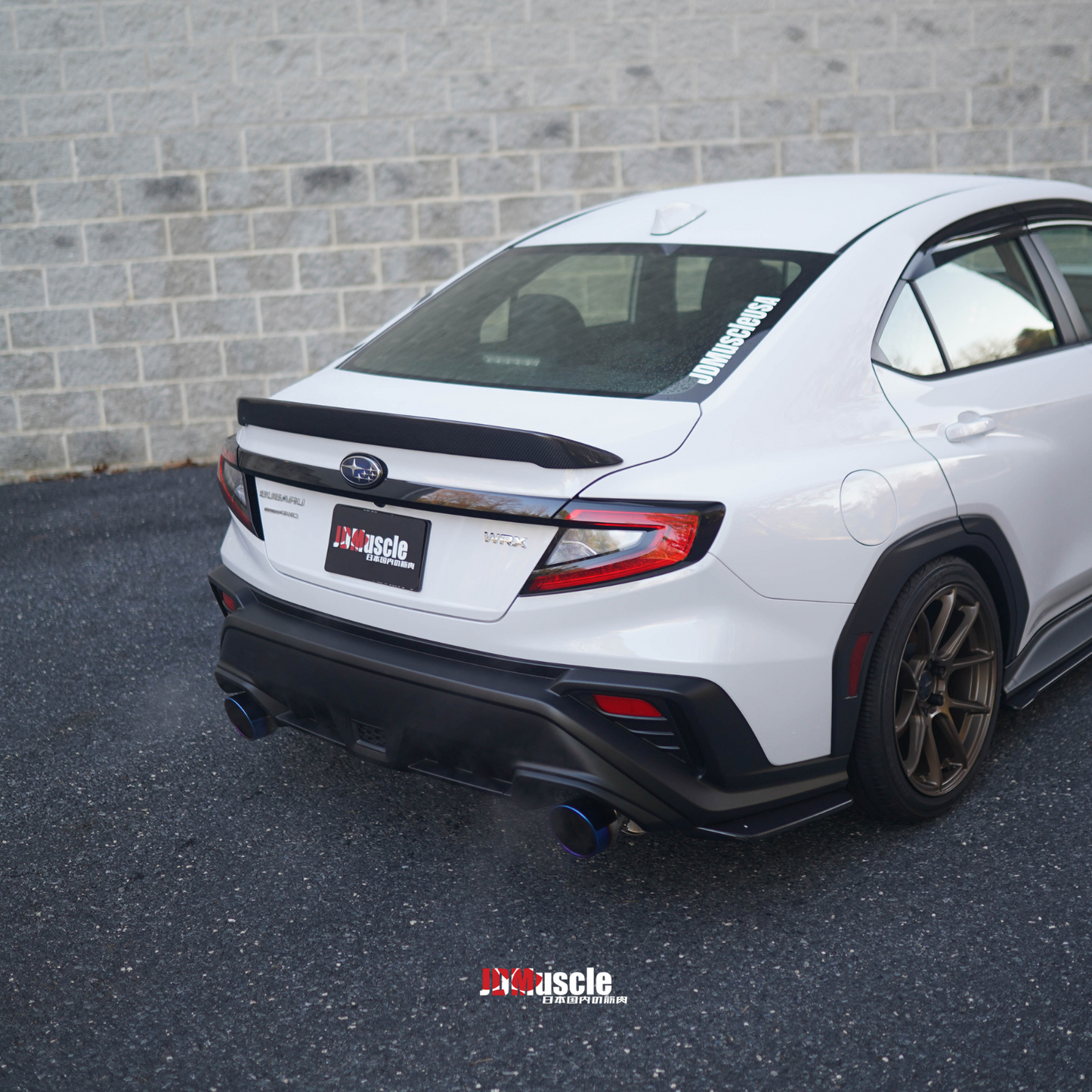 JDMuscle [22-25 WRX] Tanso Carbon Fiber Duck Bill V1