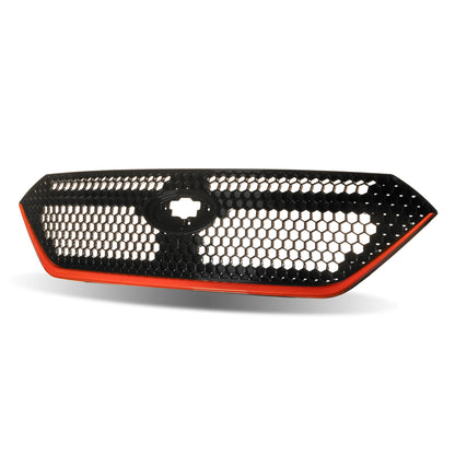 JDMuscle [22-25 WRX] OEM Style Sport Grille w/ Integrated Emblem Mount and Optional Painted Stripe