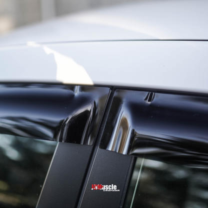 JDMuscle [22-25 WRX] V2 Rain Guards / Window Visors