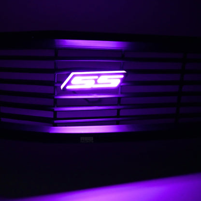 SS LED Emblem Badge: Multicolor Flow (for Chevrolet)