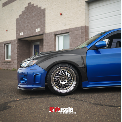 JDMuscle [11-14 WRX/STI] CS2 STYLE FRONT CARBON FIBER LIP