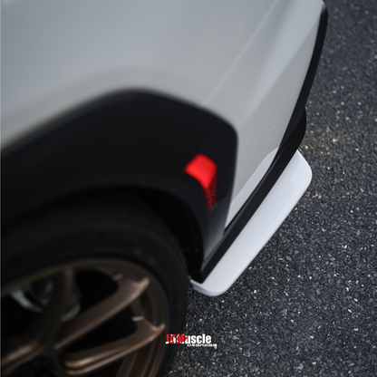 JDMuscle [22-25 WRX] Rear Spats - OE+ Style ABS / Paint Matched / Gloss Black
