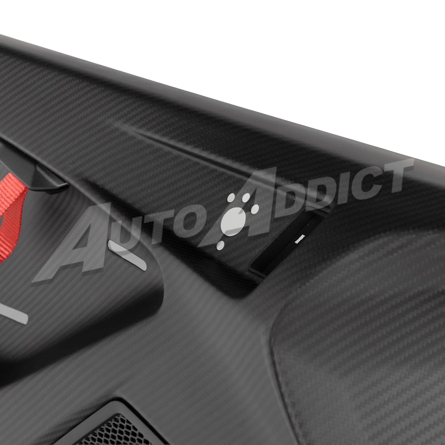 STO Lamborghini Huracan Dry Carbon Fiber Interior Door Panels w/ Brackets