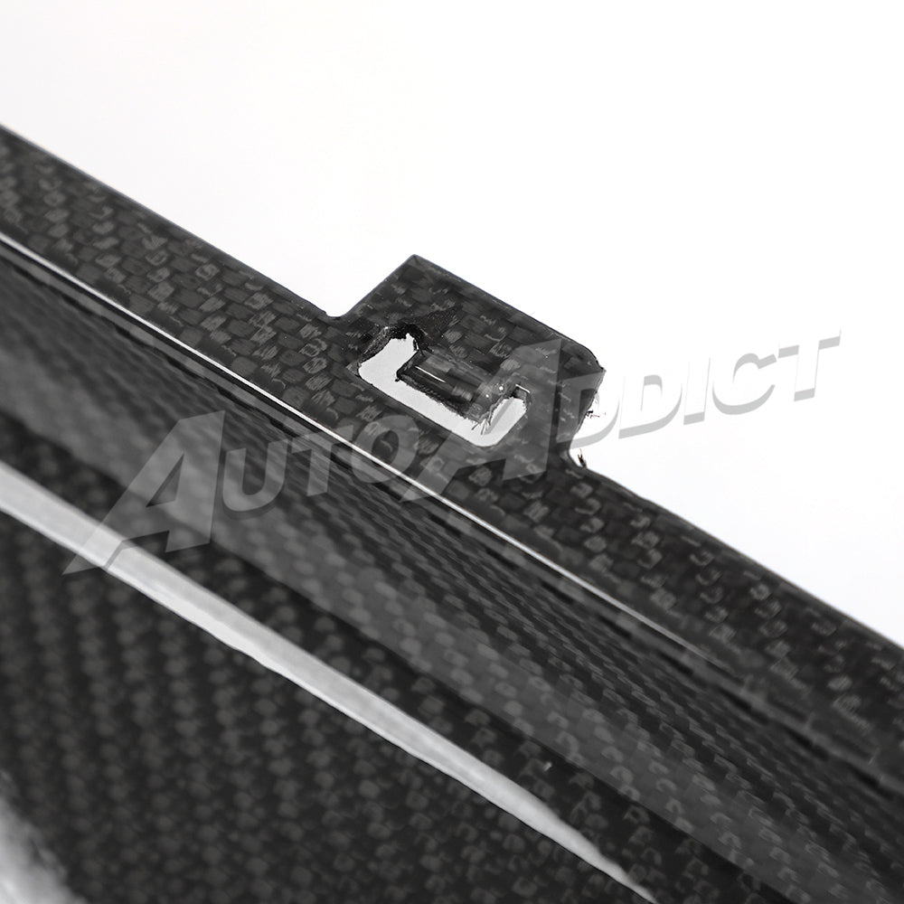 2021-2026 BMW G80 M3 Dry Gloss Double Sided Carbon Fiber V3 Side Skirts Pair