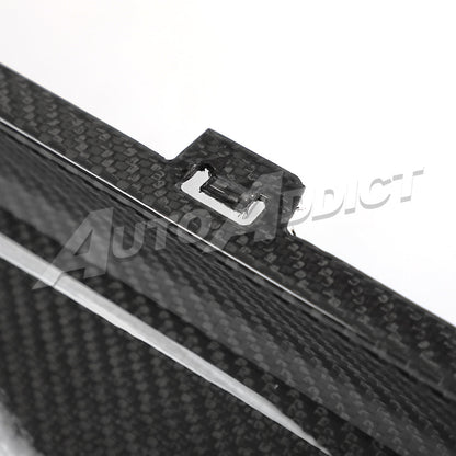 2021-2026 BMW G80 M3 Dry Gloss Double Sided Carbon Fiber V3 Side Skirts Pair