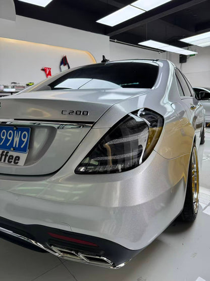 Mercedes-Benz S-Class clear tail lights by JIEAN Lights – photo 2