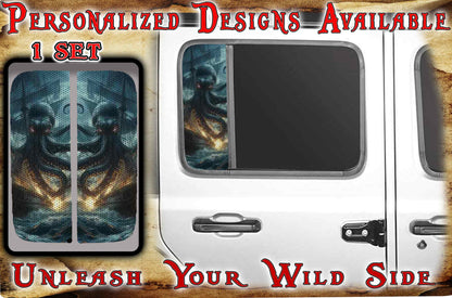 Kraken rear door window 174