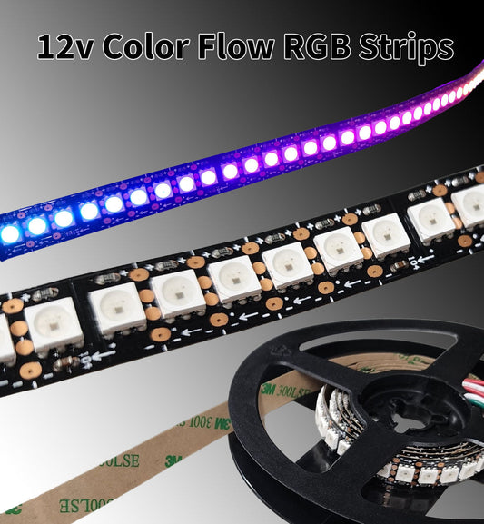 Color Flow Flexible Strips - SK6813 RGB