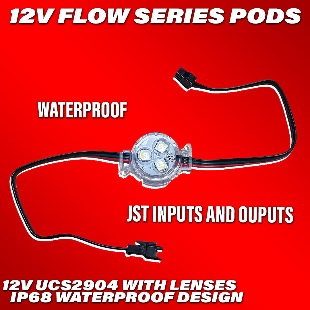 Flow Series 12v PODs - UCS2904 RGBW