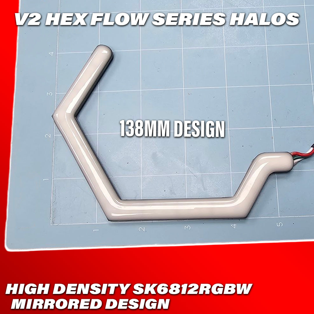 V2 Flow Series Hex Halos Rgbw
