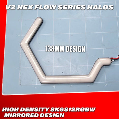 V2 Flow Series Hex Halos Rgbw