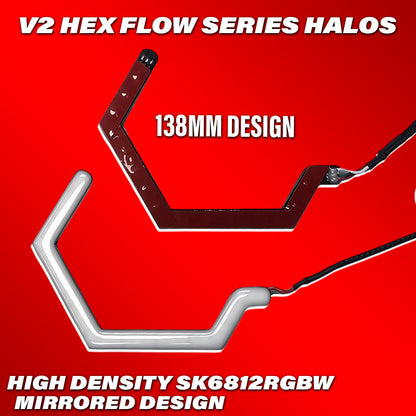 V2 Flow Series Hex Halos Rgbw