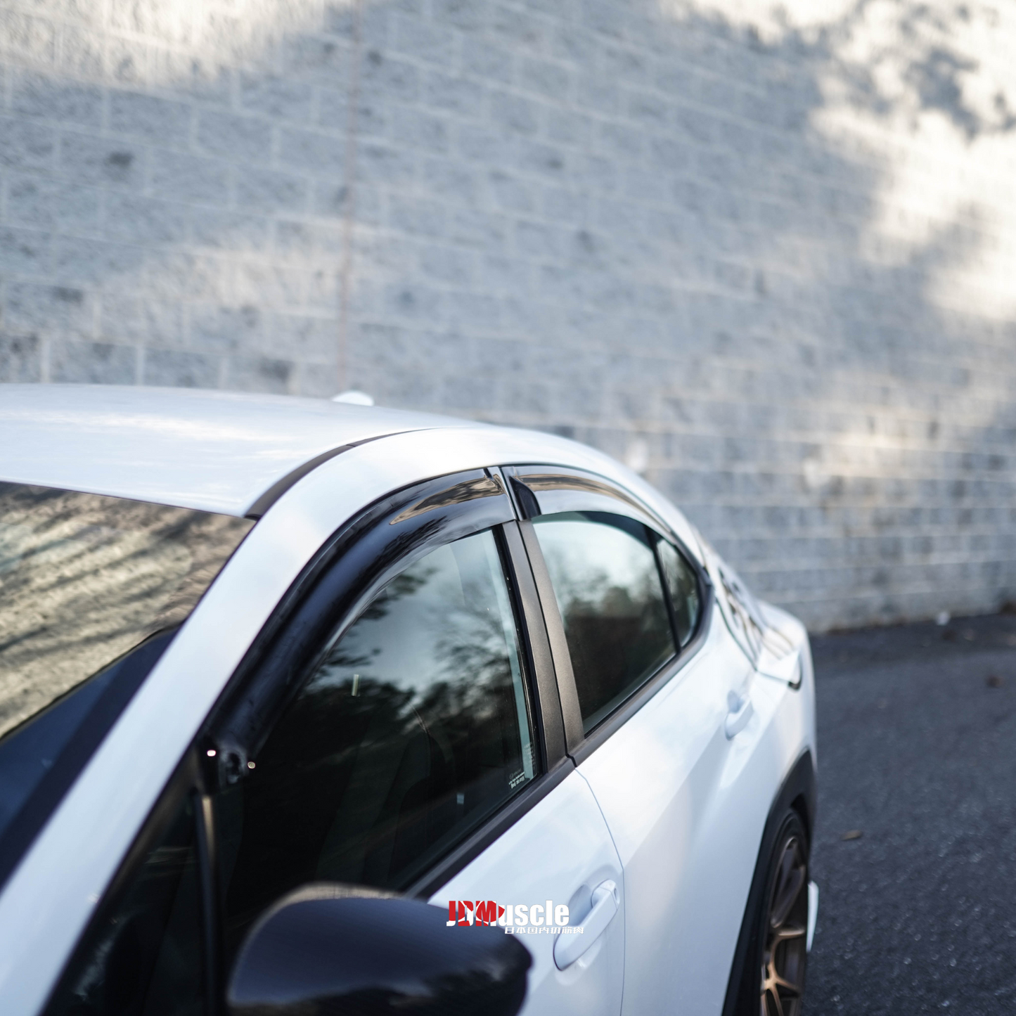 JDMuscle [22-25 WRX] V2 Rain Guards / Window Visors