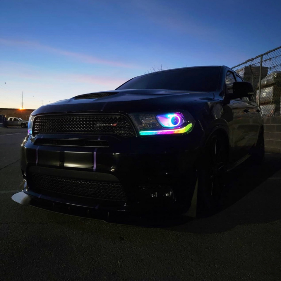 Lighting Trendz 2014-2020 Dodge Durango Flow Series DRL & Diffused Proj Halo LED Kit