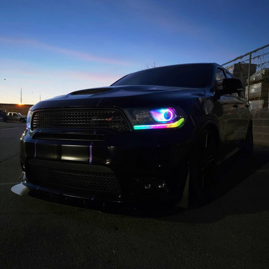 Lighting Trendz 2014-2020 Dodge Durango Flow Series DRL & Diffused Proj Halo LED Kit