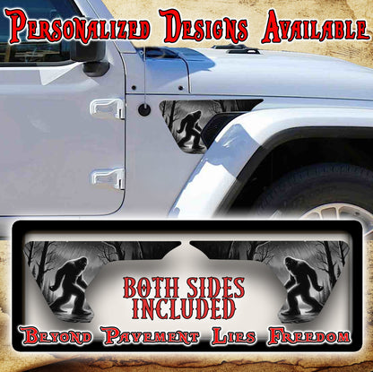 Bigfoot cabin fender vent for the JL or JT 2018 or newer 147