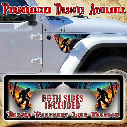 Bigfoot cabin fender vent for the JL or JT 2018 or newer 150