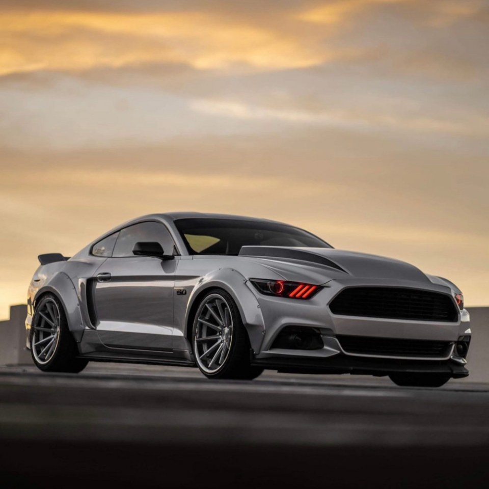 Lighting Trendz 2015-2017 Ford Mustang RGBW DRL with Projector Halos LED Kit