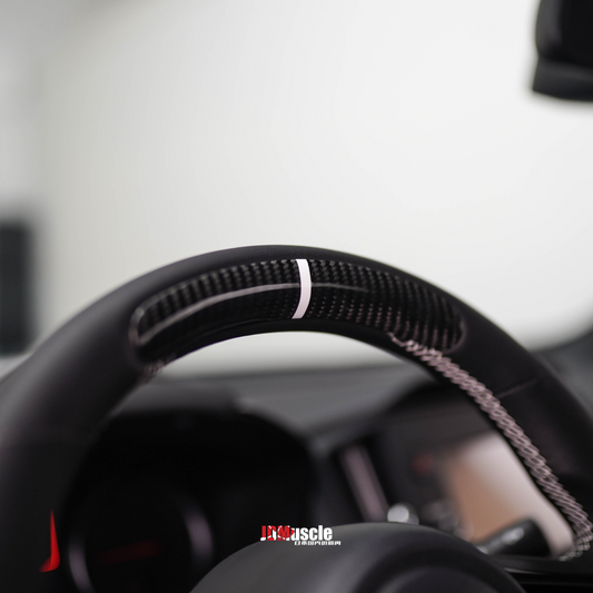 JDMuscle [22-25 WRX] Custom Steering Wheel compatible w/ MT and CVT | Carbon Fiber / Painted / Alcantara / Leather / Forged / Honey Comb / LED