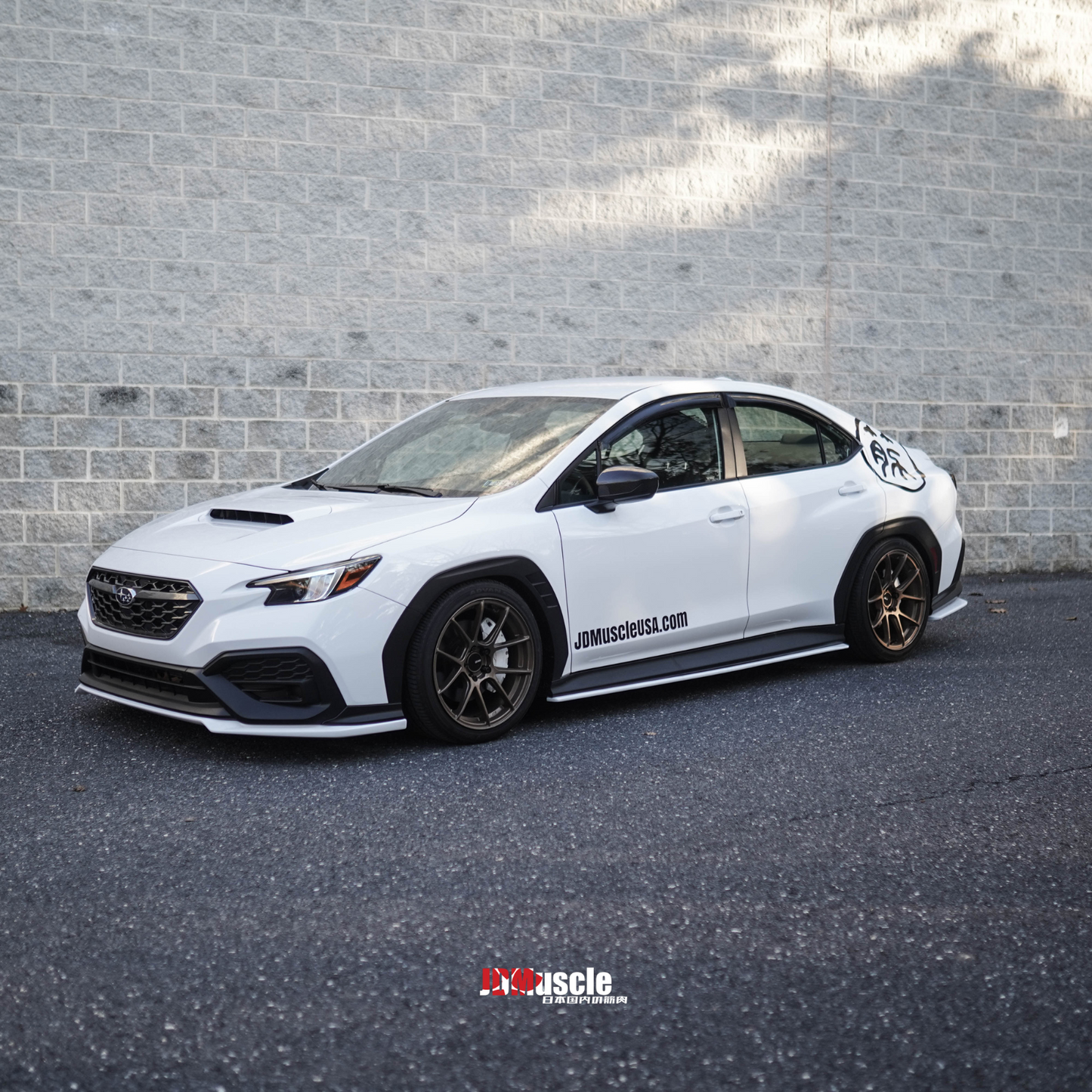JDMuscle [22-25 WRX] V2 Rain Guards / Window Visors