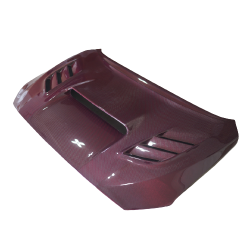 JDMuscle [15-21 WRX/STI] Carbon Fiber Hood V2 w/ Heat Extract