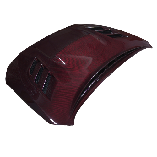 JDMuscle [15-21 WRX/STI] Carbon Fiber Hood V2 w/ Heat Extract