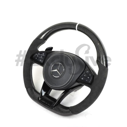 2015-2018 Mercedes Benz AMG | Retrofit for older/ non-AMG Models Available Custom Steering Wheel by Exclusive Steering