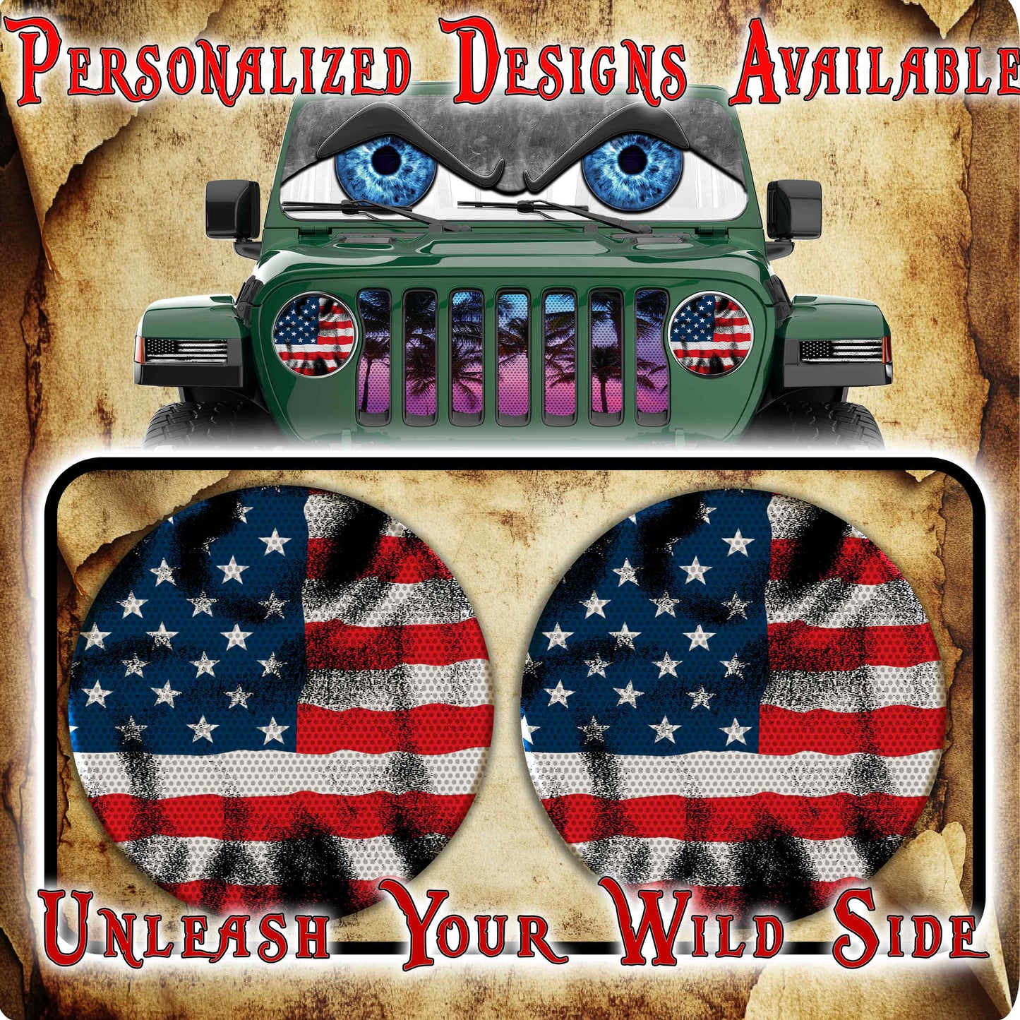 American flag 166