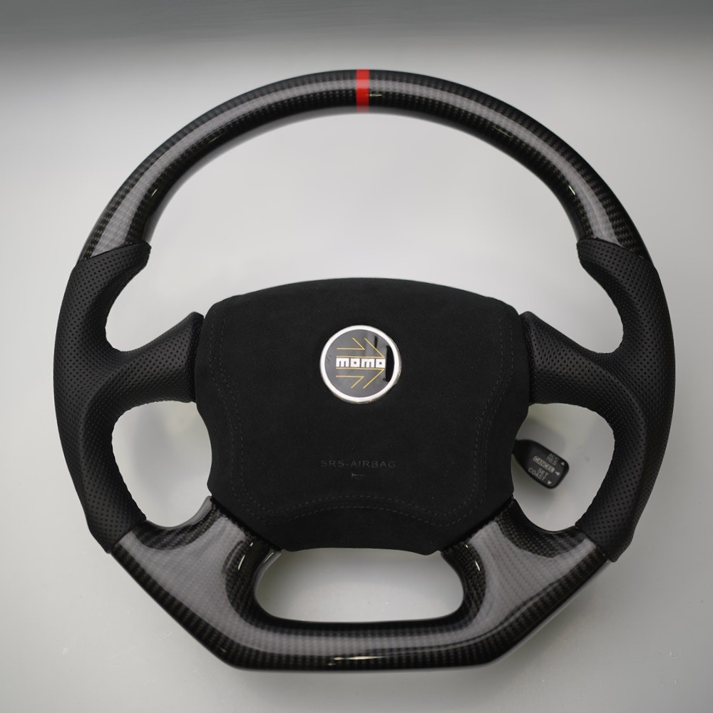 JDMuscle [02-04 WRX, 02-03 STI] Custom Carbon Fiber Steering Wheel