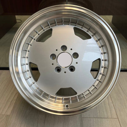 17" Monoblock Style Wheels fits Mercedes Benz C230 C280 C350 CL500 CL600 CLK320 CLK350 CLK430 CLK500 CLK550 E230 E320 E500 S350 S430 SL500 SLK230 SLK320
