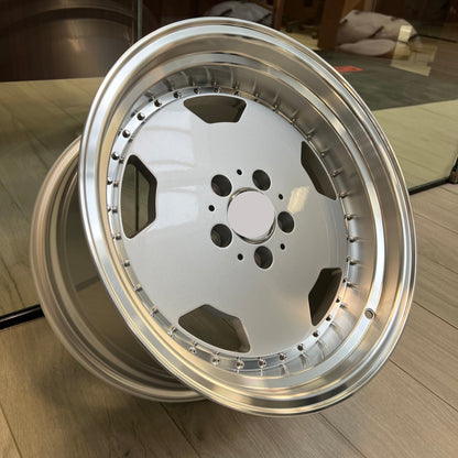 17" Monoblock Style Wheels fits Mercedes Benz C230 C280 C350 CL500 CL600 CLK320 CLK350 CLK430 CLK500 CLK550 E230 E320 E500 S350 S430 SL500 SLK230 SLK320