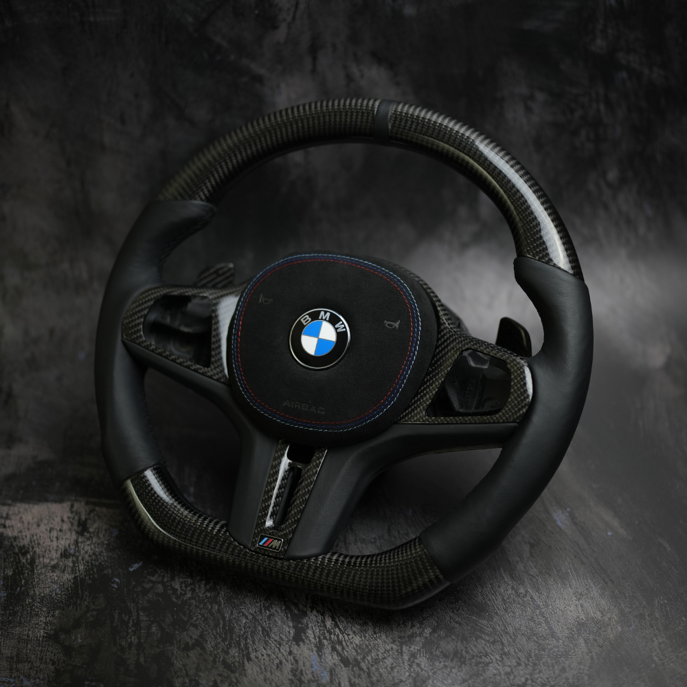2018-2024 BMW  All M Models | G07 G87 G80 G82 G83 F90 F91 F92 F93 F95 F96 F97 F98 Custom Steering Wheel by Exclusive Steering
