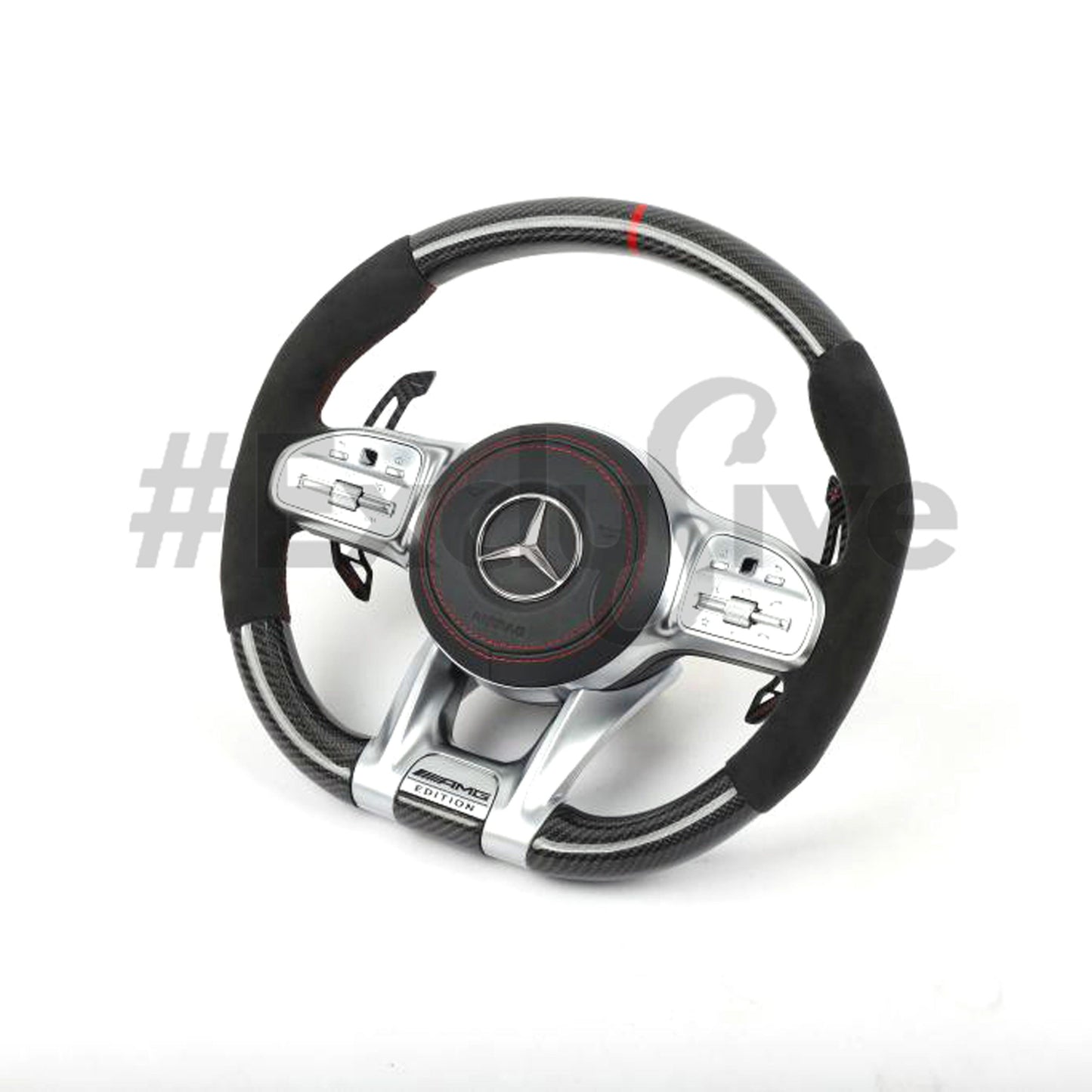 [Upgrade Conversion] Mercedes Benz 2018+ AMG Model Custom Steering Wheel by Exclusive Steering