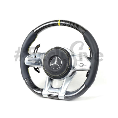 [Upgrade Conversion] Mercedes Benz 2018+ AMG Model Custom Steering Wheel by Exclusive Steering
