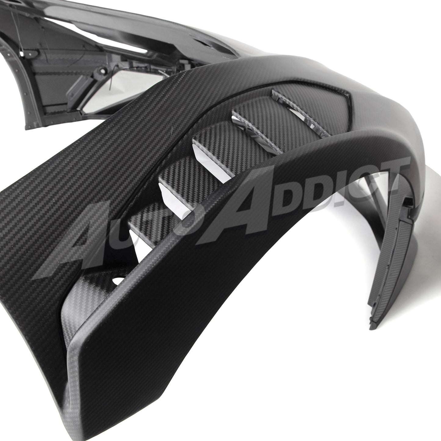 STO Lamborghini Huracan Dry Carbon Fiber Front Bonnet Fenders and Bumper Full Kit