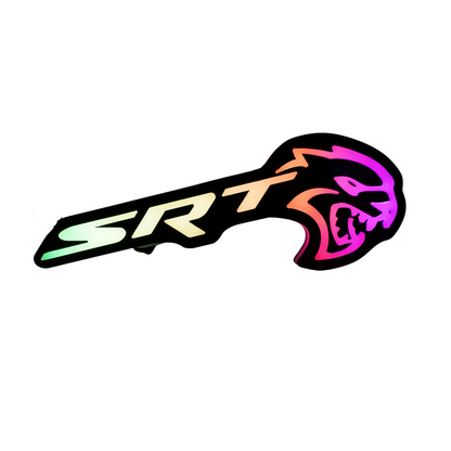 SRT Hellcat LED Emblem Badge: (Multicolor)
