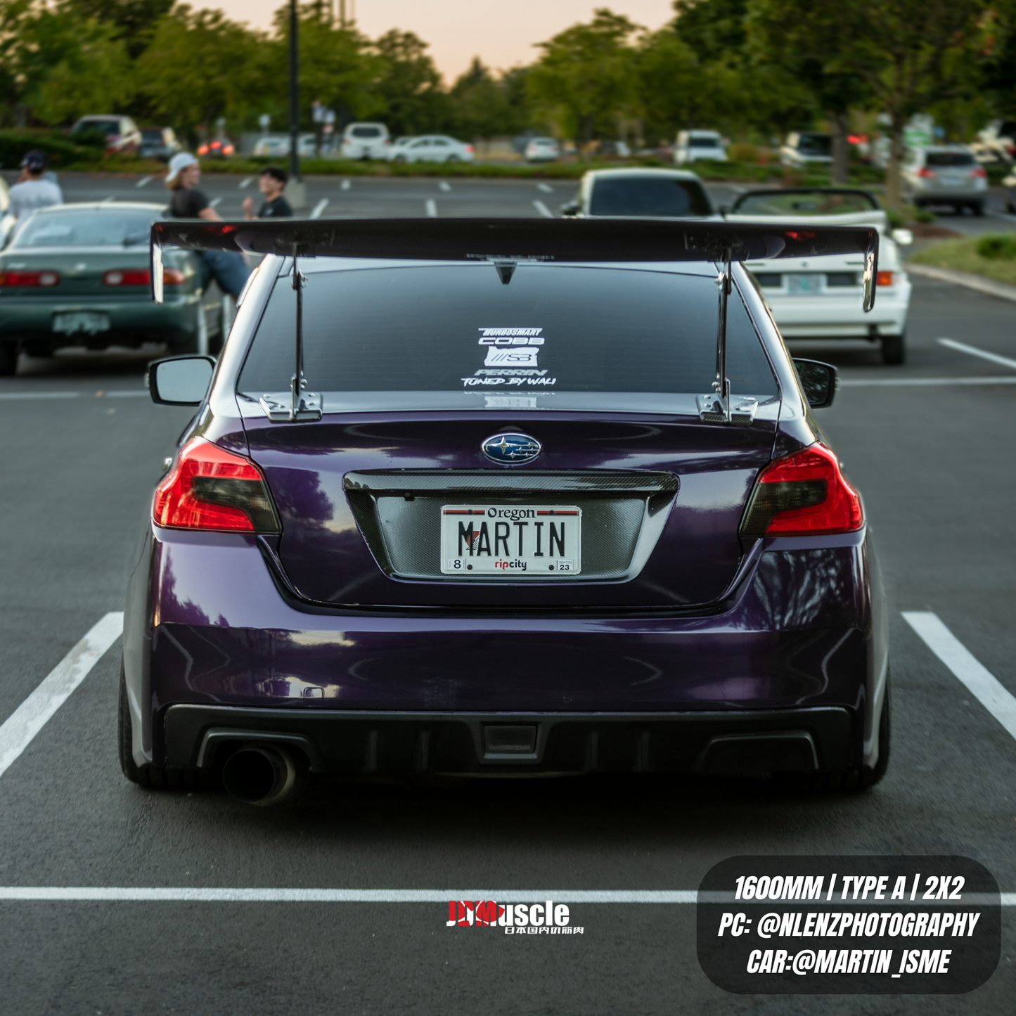 JDMuscle [15-21 WRX/STI] VS Style Full Carbon Fiber Euro GT Wing